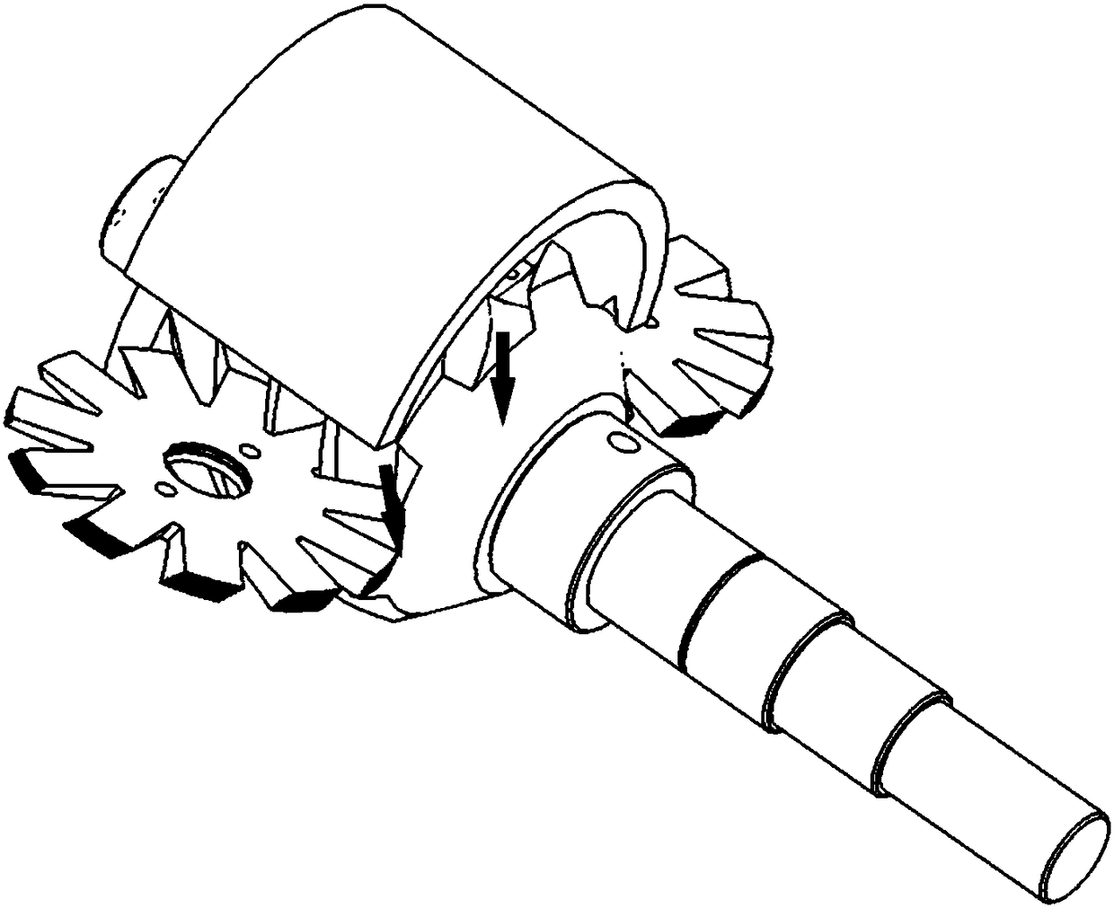 Single-screw expander screw channel exhaust residual speed utilization system