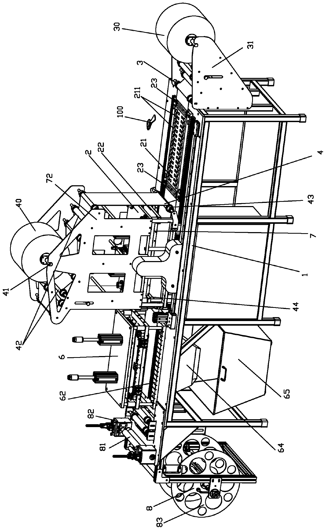 Tableware packing machine