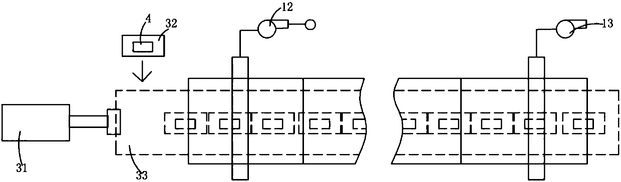 Continuous electric heating calcining kiln and temperature control method