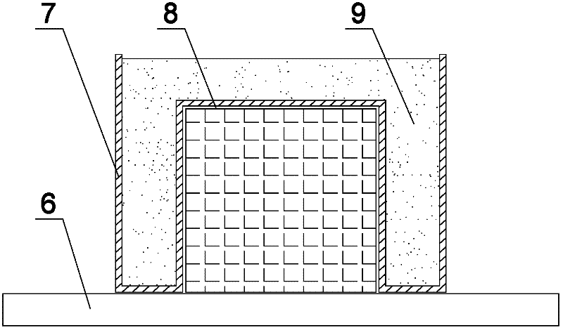 Method for processing coke by electrolytic aluminium waste and special device