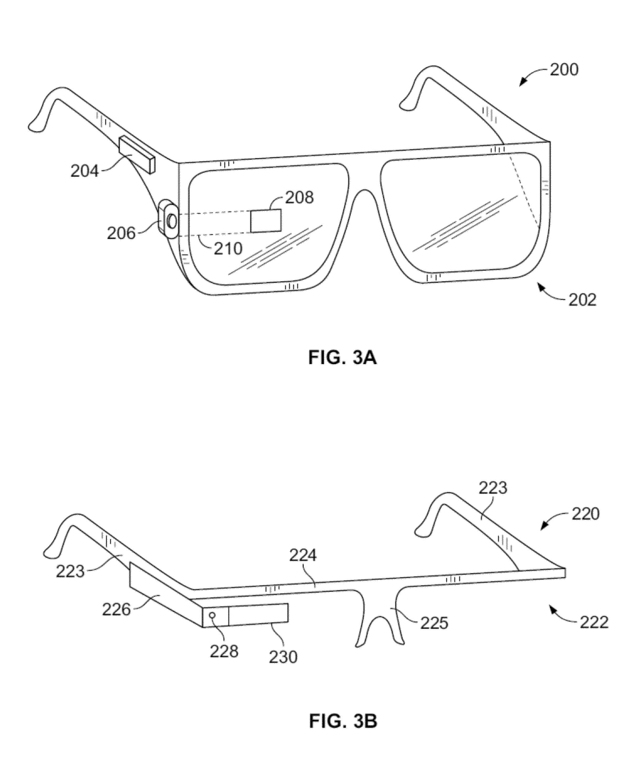 Wearable device with input and output structures