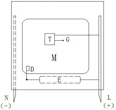 A three-trip surge protector with active arc extinguishing