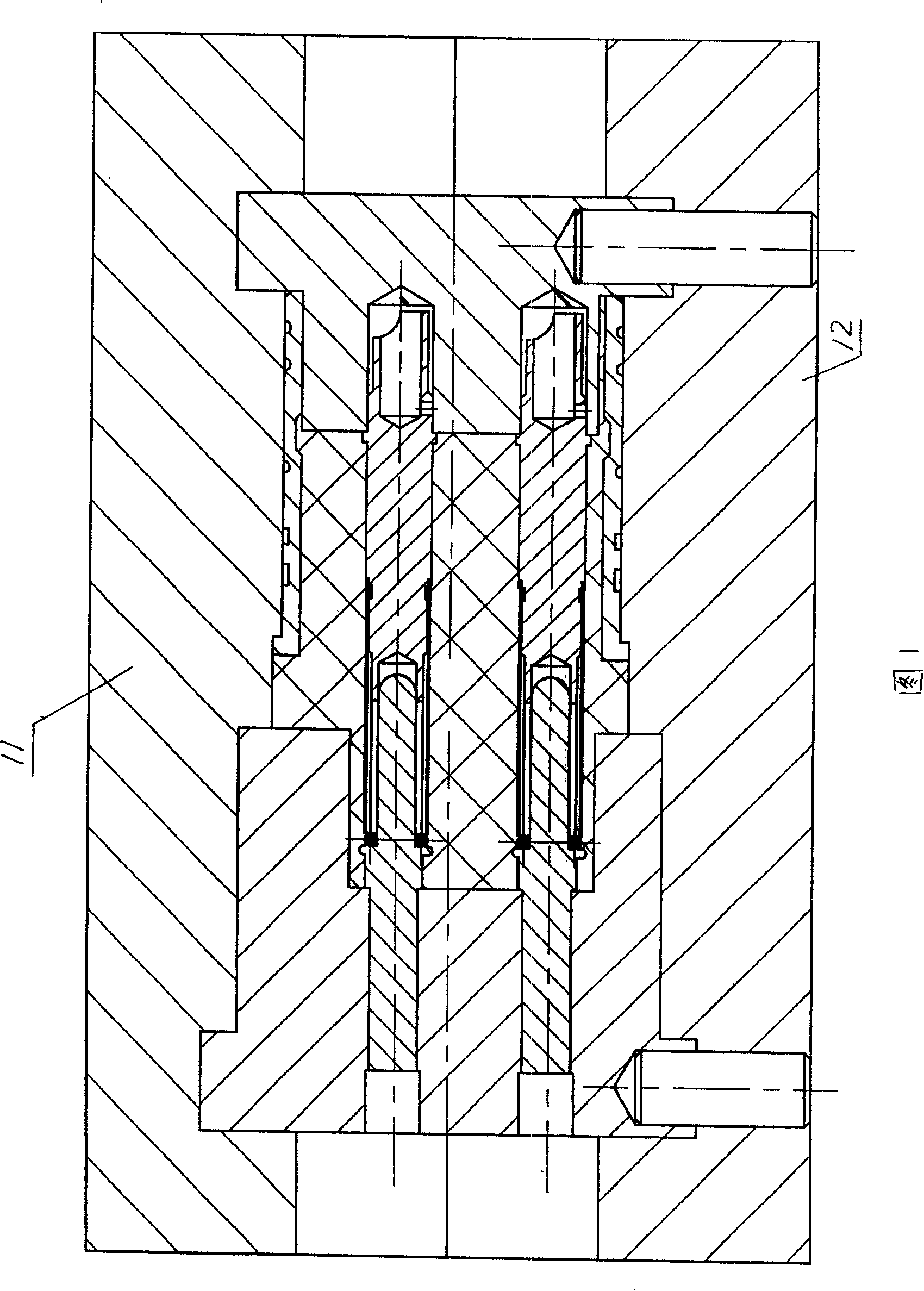 Method for preventing vulcanized rubber entering into jack