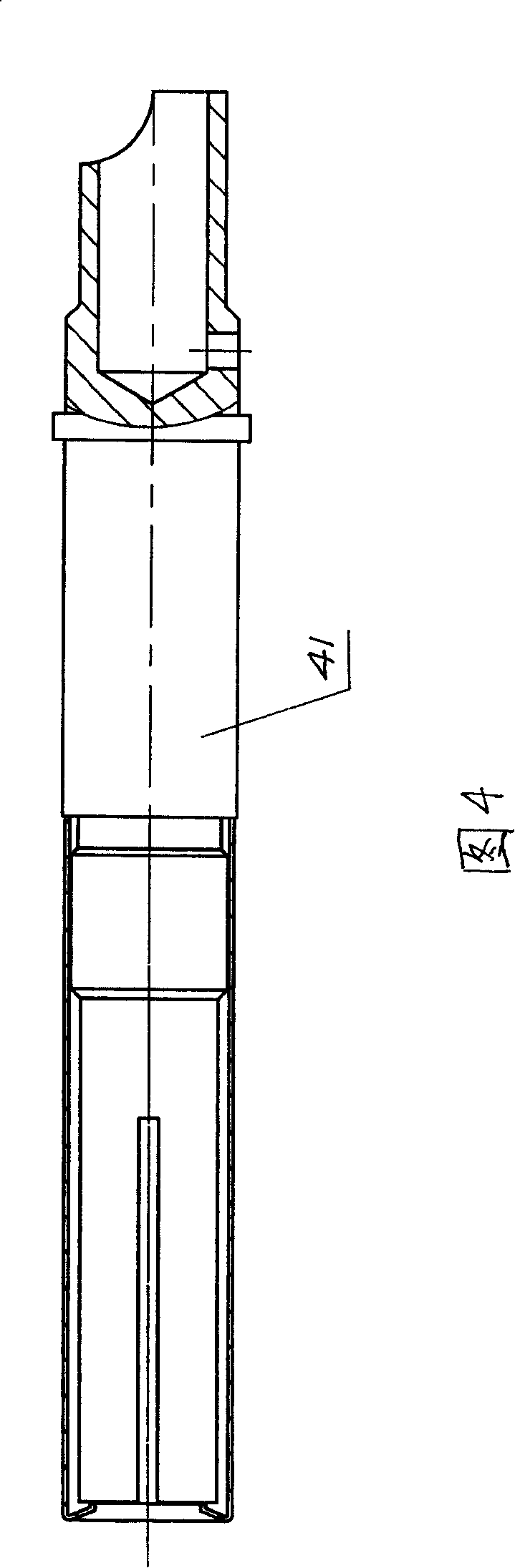 Method for preventing vulcanized rubber entering into jack