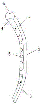 Elastic intramedullary nail with functions of pressurizing and resisting rotation