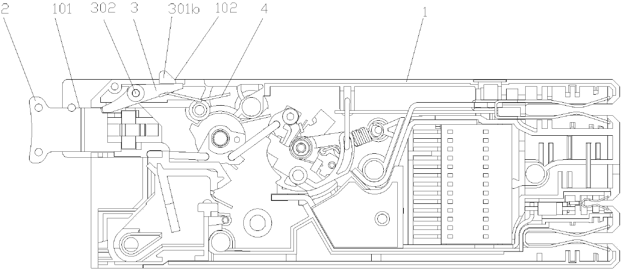 Locking device of breaker operating device