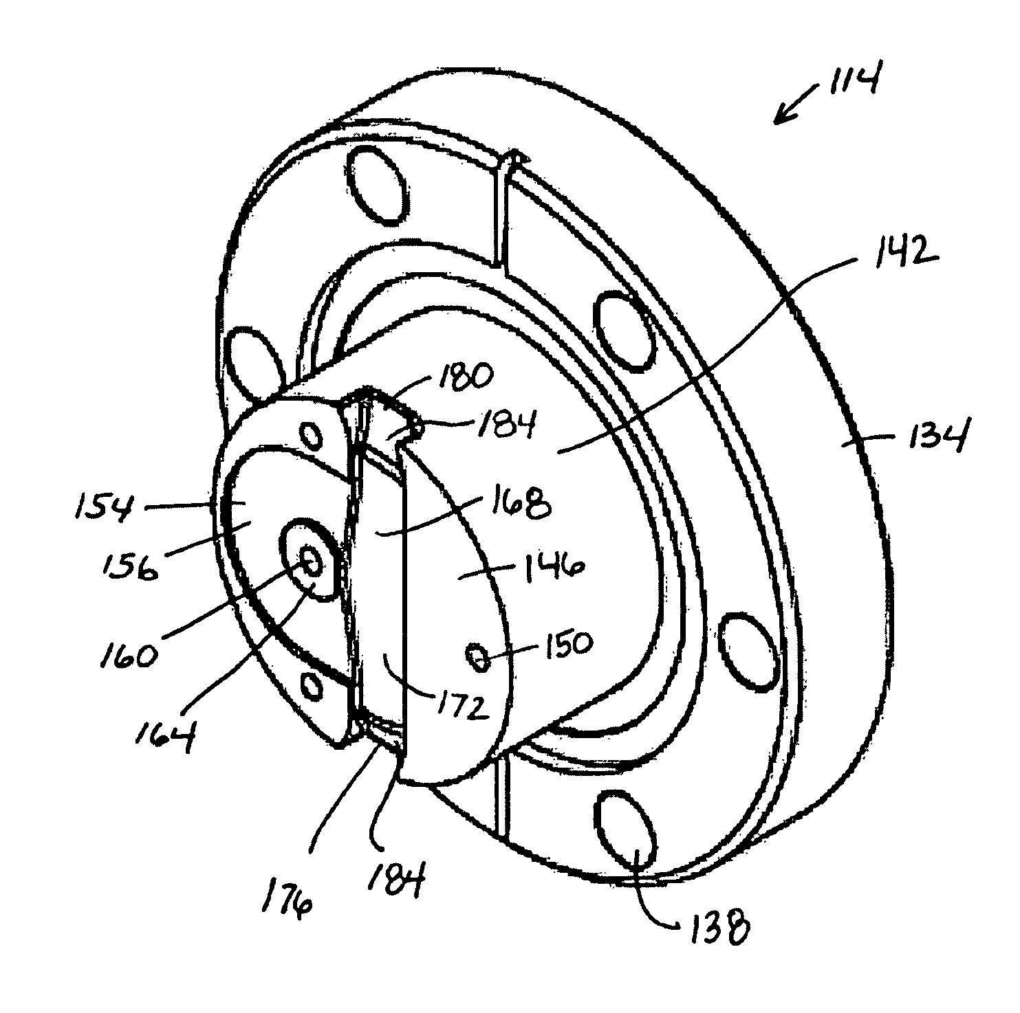 Target pedestal assembly and method of preserving the target