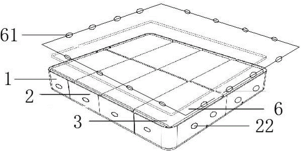 Movable modularization distributed folding mattress