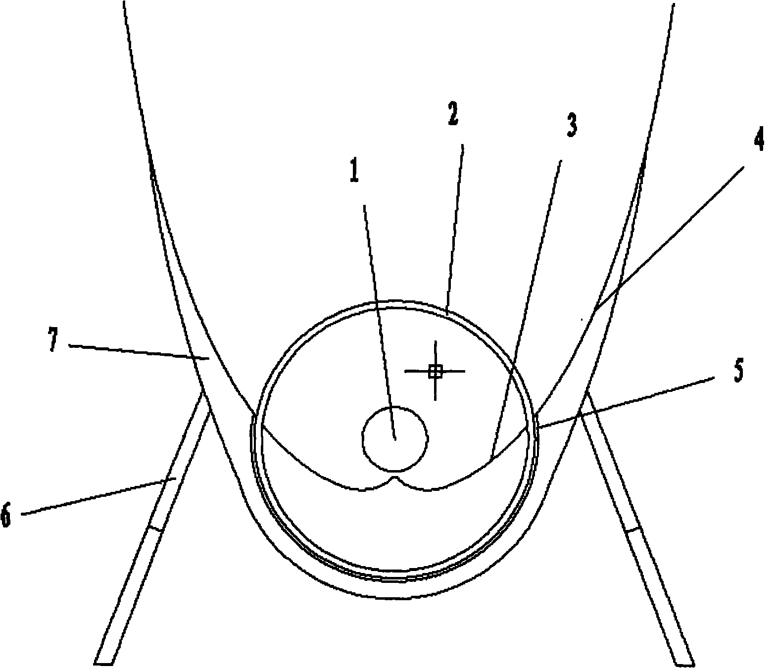 Compound parabolic condenser combining inside condensation and outside condensation
