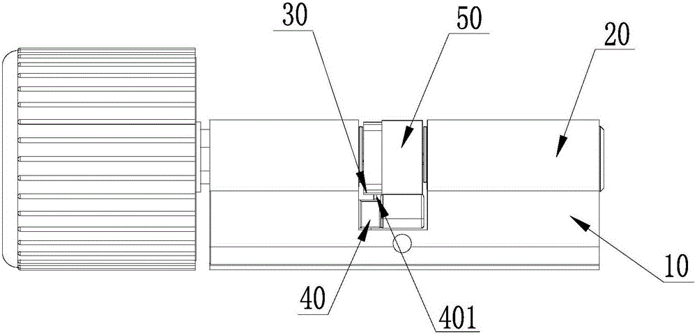 An electronic lock capable of detecting the rotation direction of the lock cylinder and its working method