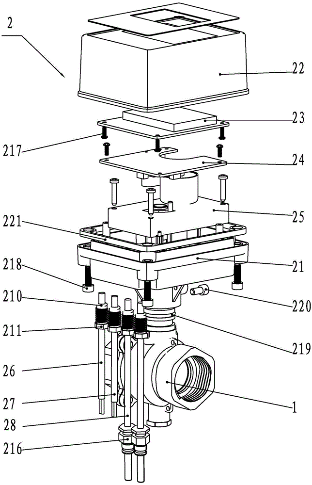 A remote control valve