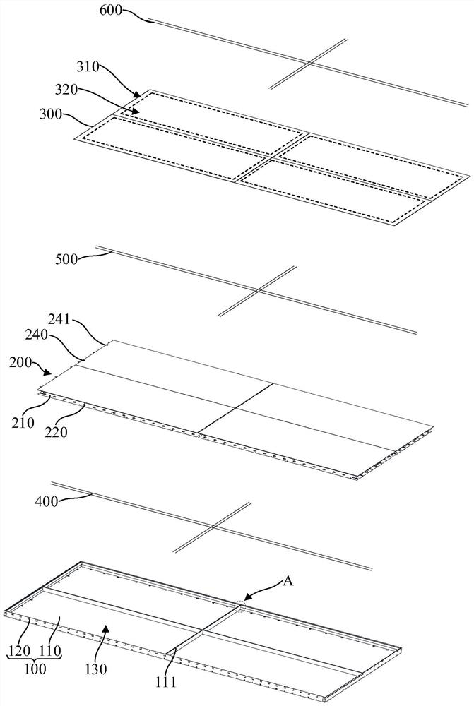 Spliced display screen