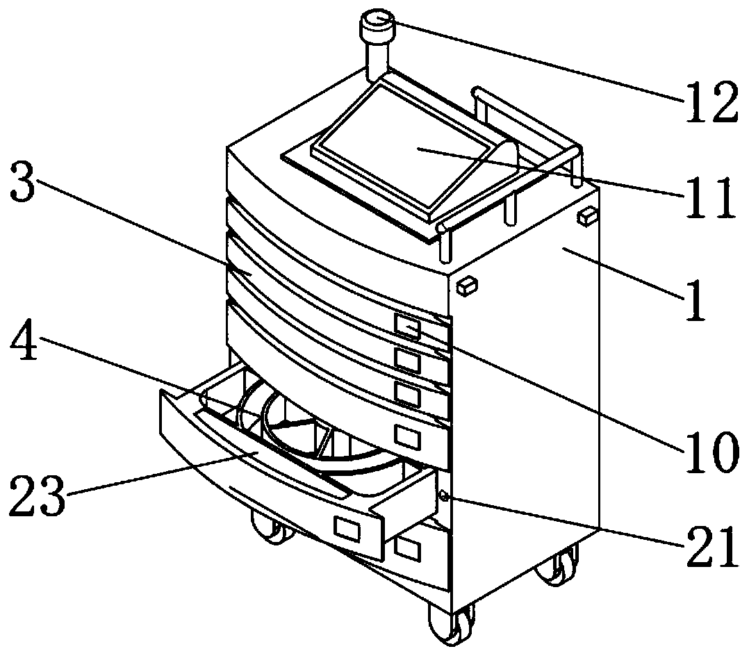 Full-automatic informationalized rescue carriage