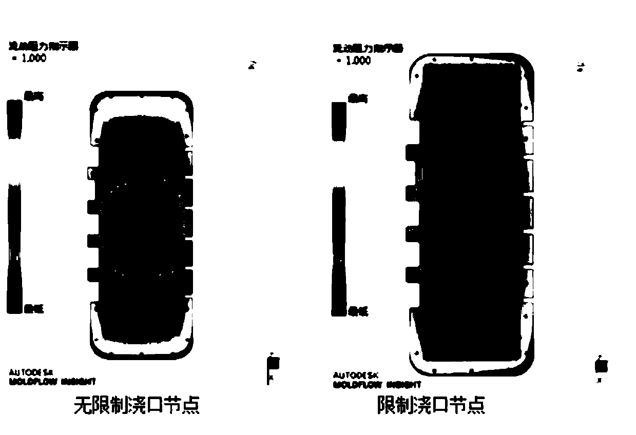 In-mold injection molding method of curved window