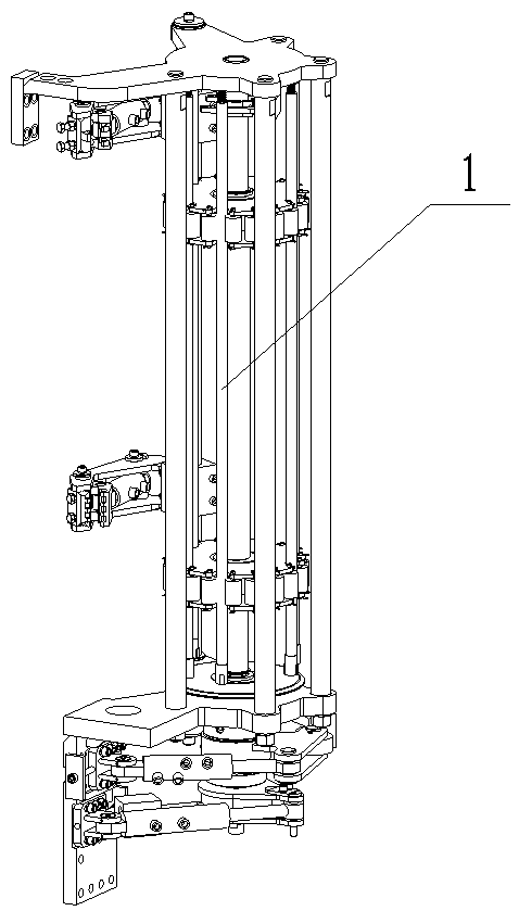 Rotary type high-capacity drill pipe cabin for coal mine