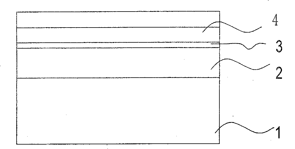 Gallium nitride based LED epitaxial slice structure and method for preparing the same