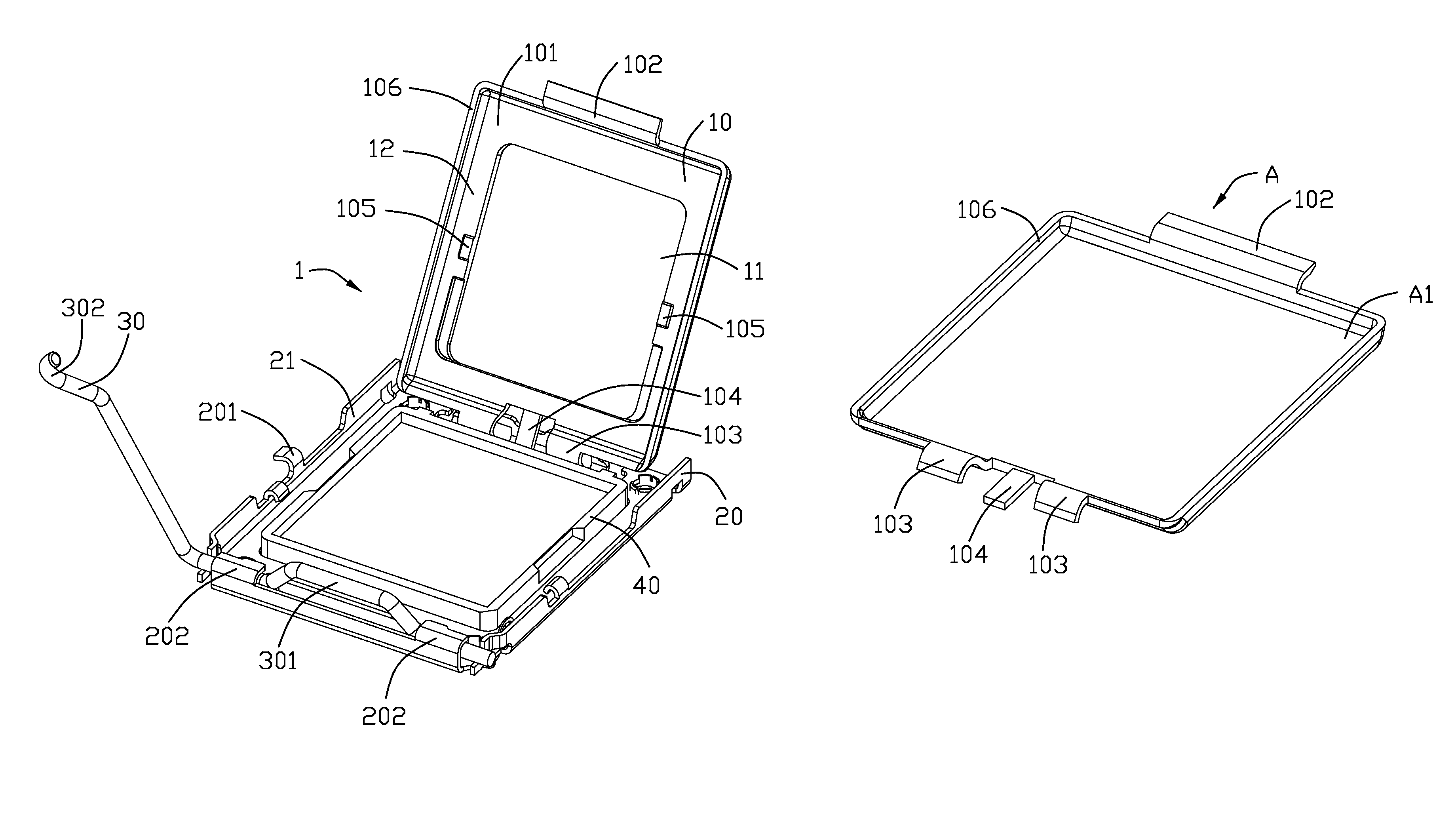 Load plate of land grid array socket connector and method of manufacturing the same