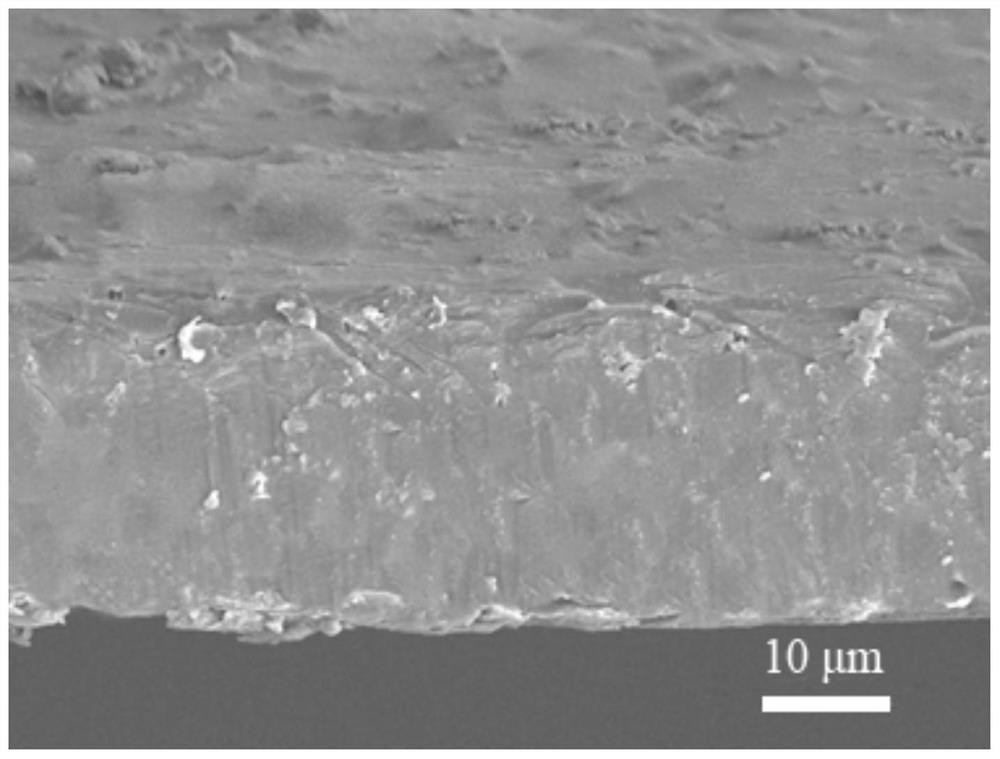 Double-layer solid electrolyte composite membrane with polyacrylonitrile as the main body, its preparation method and application