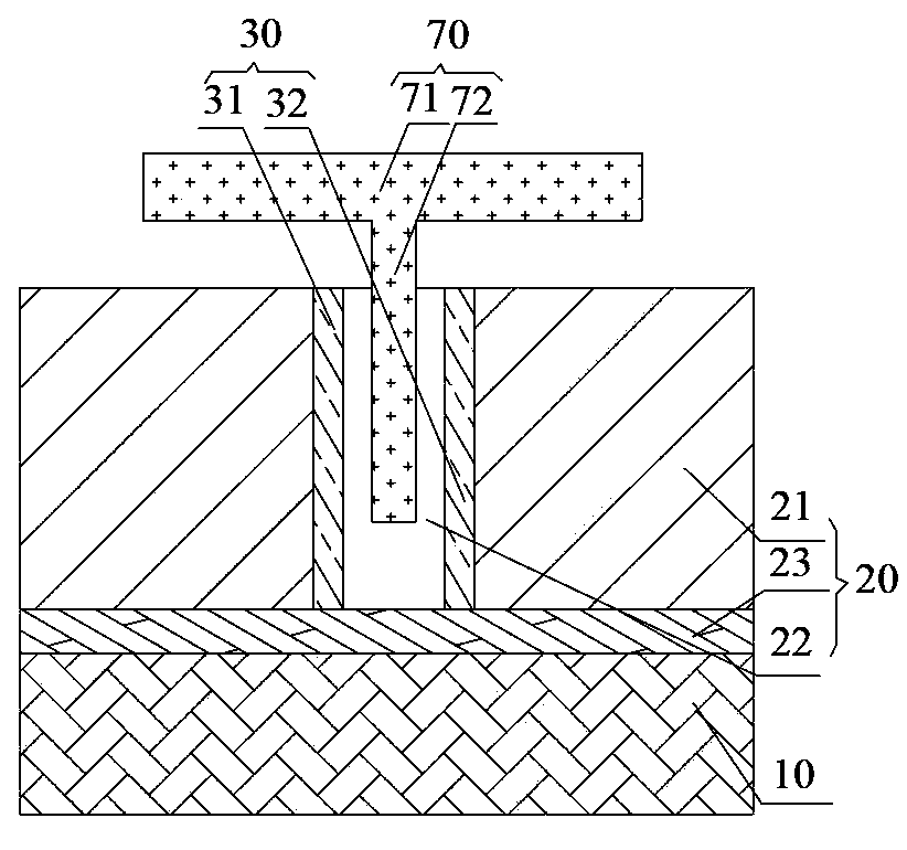 Single-pixel structure, digital micro-mirror device with same and production method of single-pixel structure and digital micro-mirror device