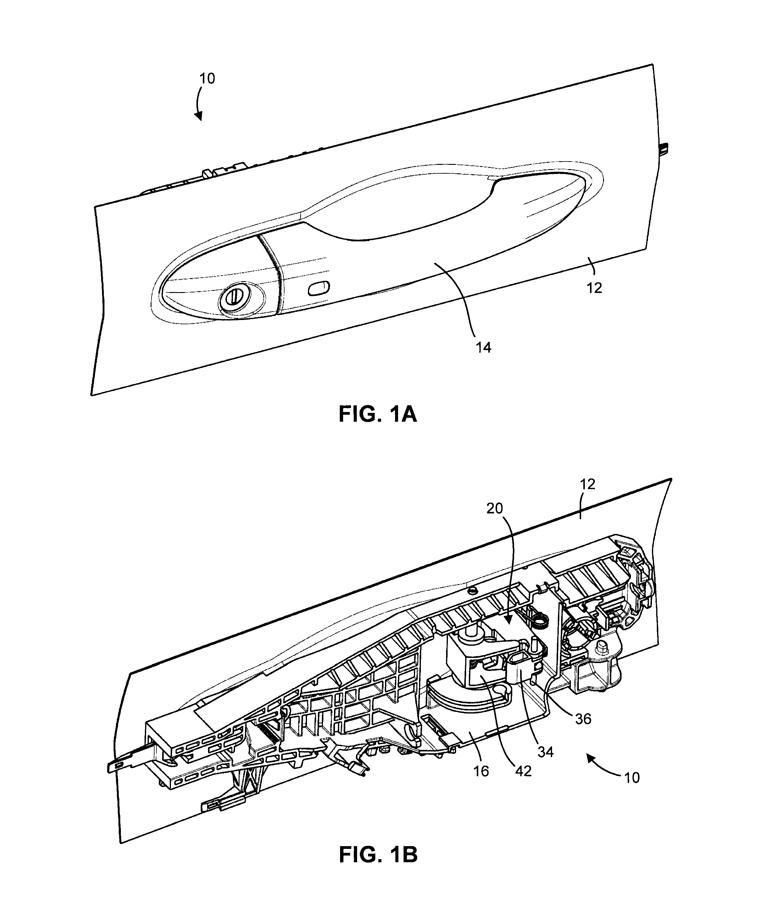 Vehicular door handle assembly with deployable latch connection