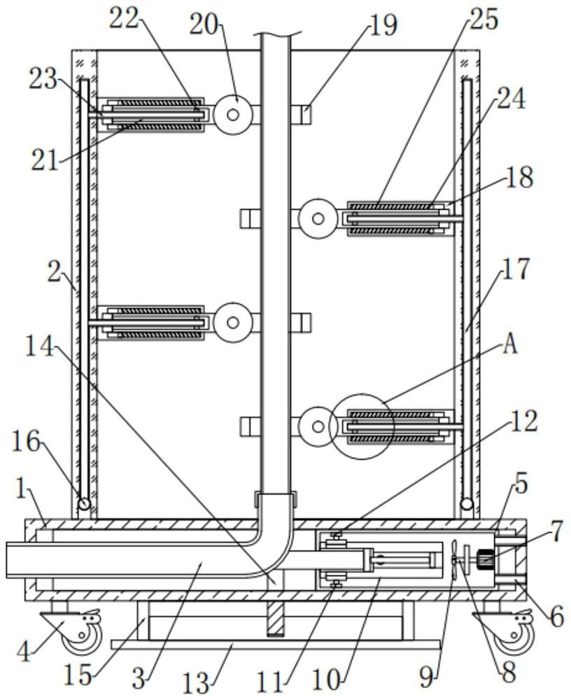 Building fire-fighting facility detection device