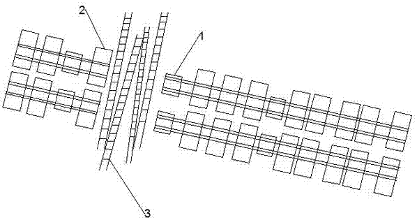Existing-railway-crossing large-tonnage continuous-beam single-point-pushing rail-passing construction method