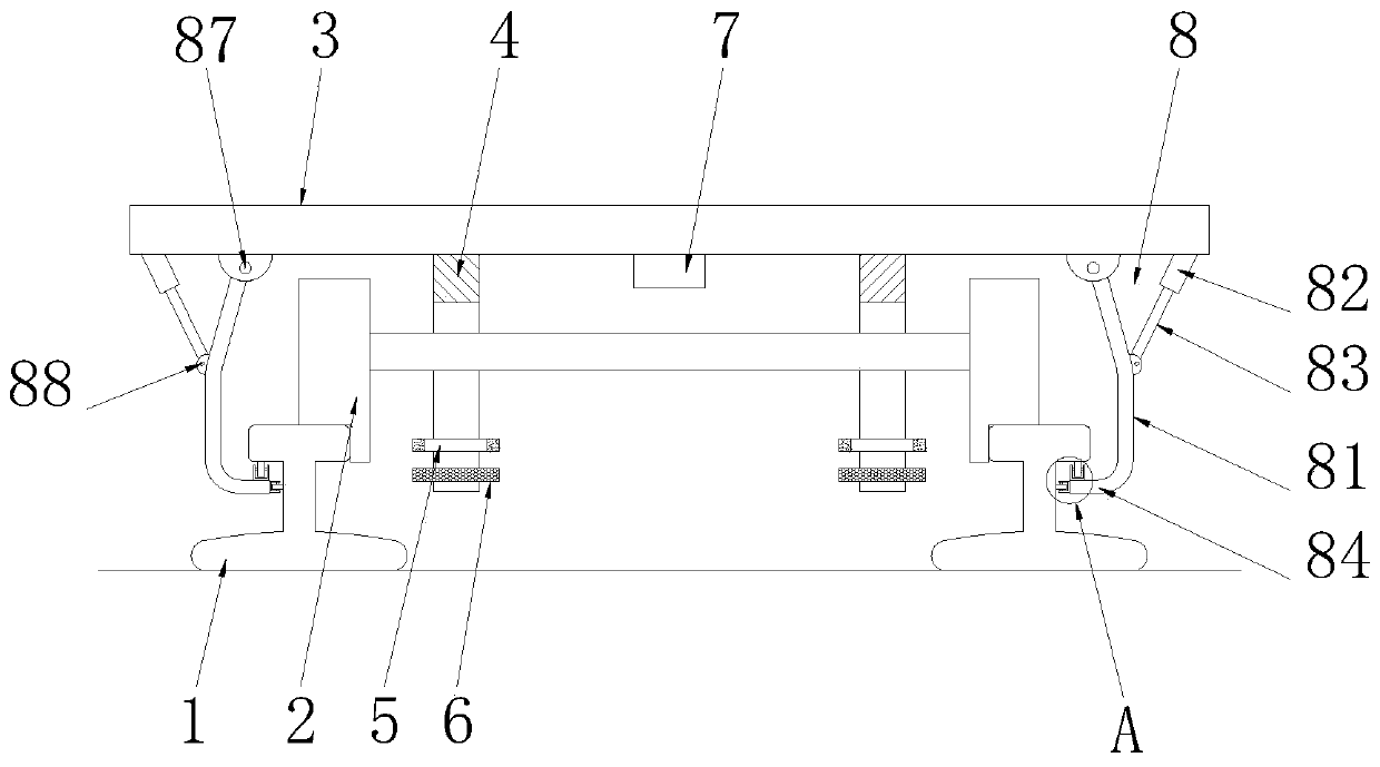 Train anti-derailing device capable of dynamically monitoring track state