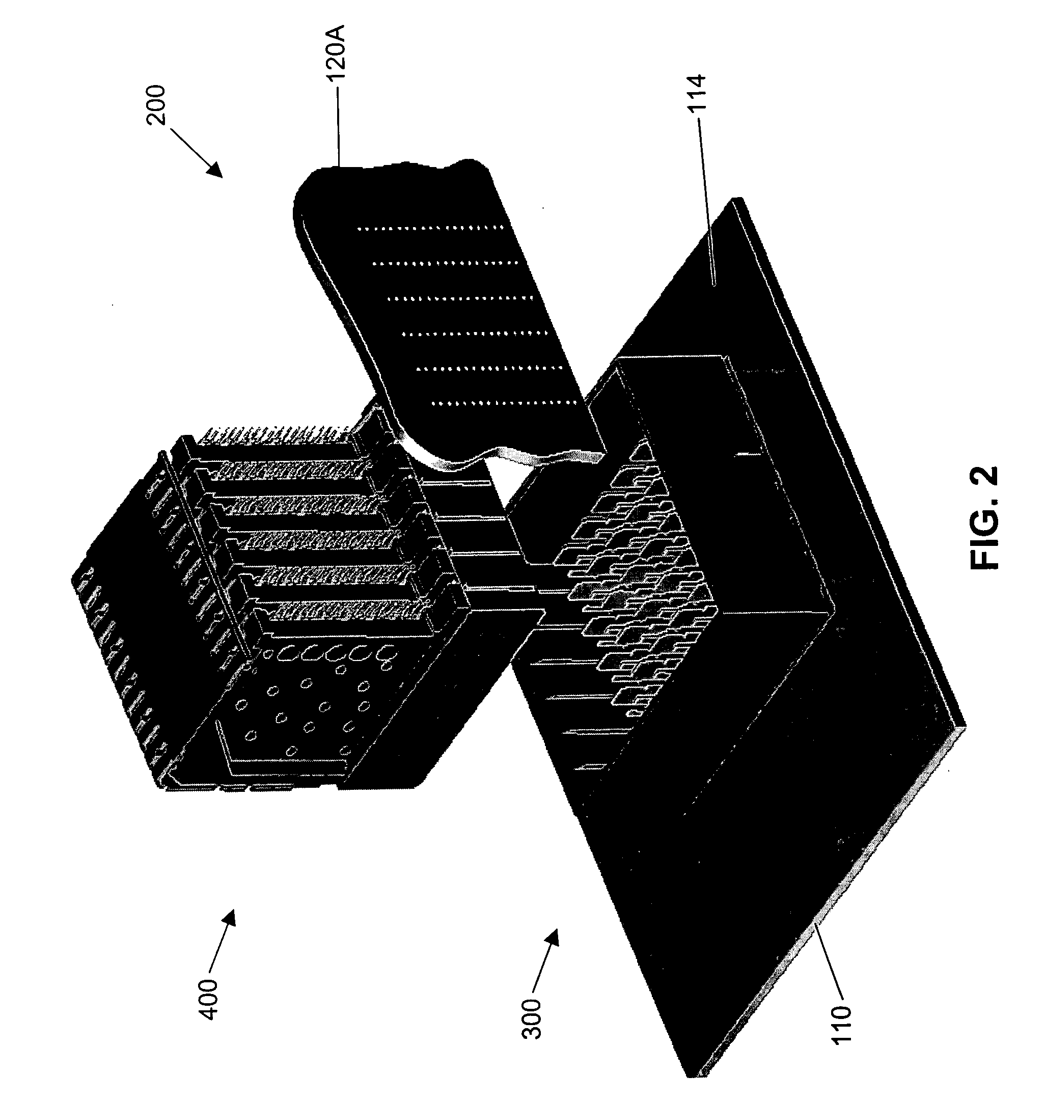 Midplane especially applicable to an orthogonal architecture electronic system