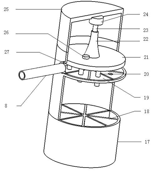 Volume variable air spring auxiliary chamber experiment device and method