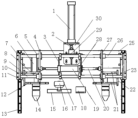 Edge folding and shape fixing mechanism for woven bag production assembly line