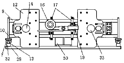 Edge folding and shape fixing mechanism for woven bag production assembly line