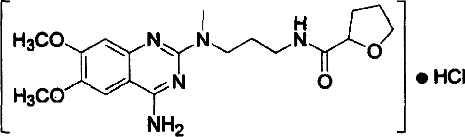 Process for preparing alfuzosin hydrochloride