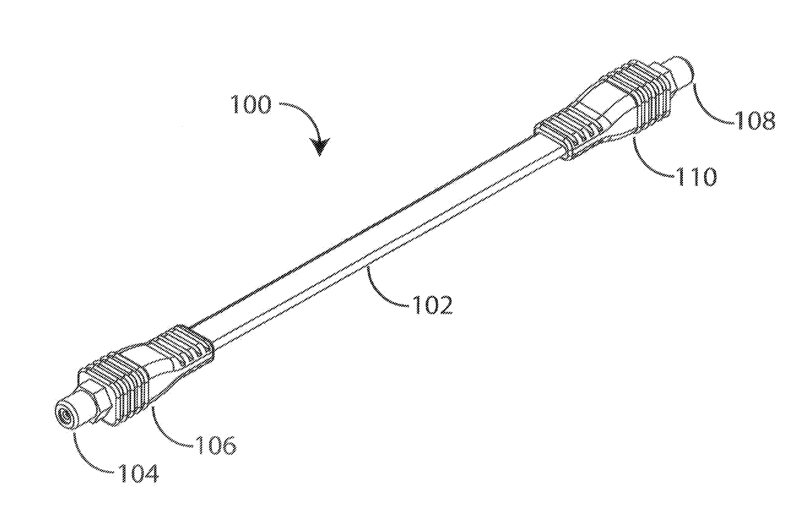 Guarded coaxial cable assembly