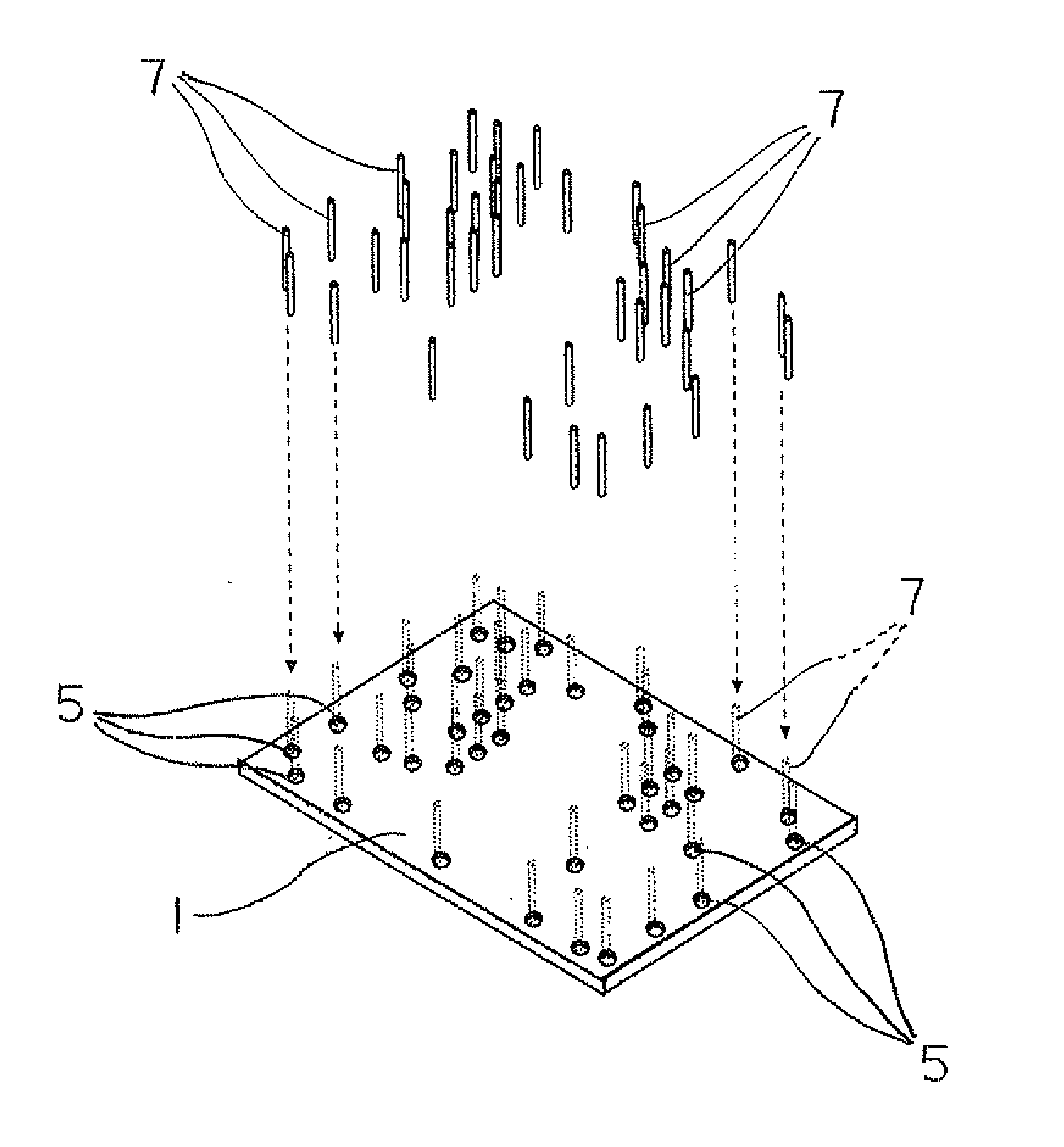 Guide structure of optical fiber and wiring method of optical fiber