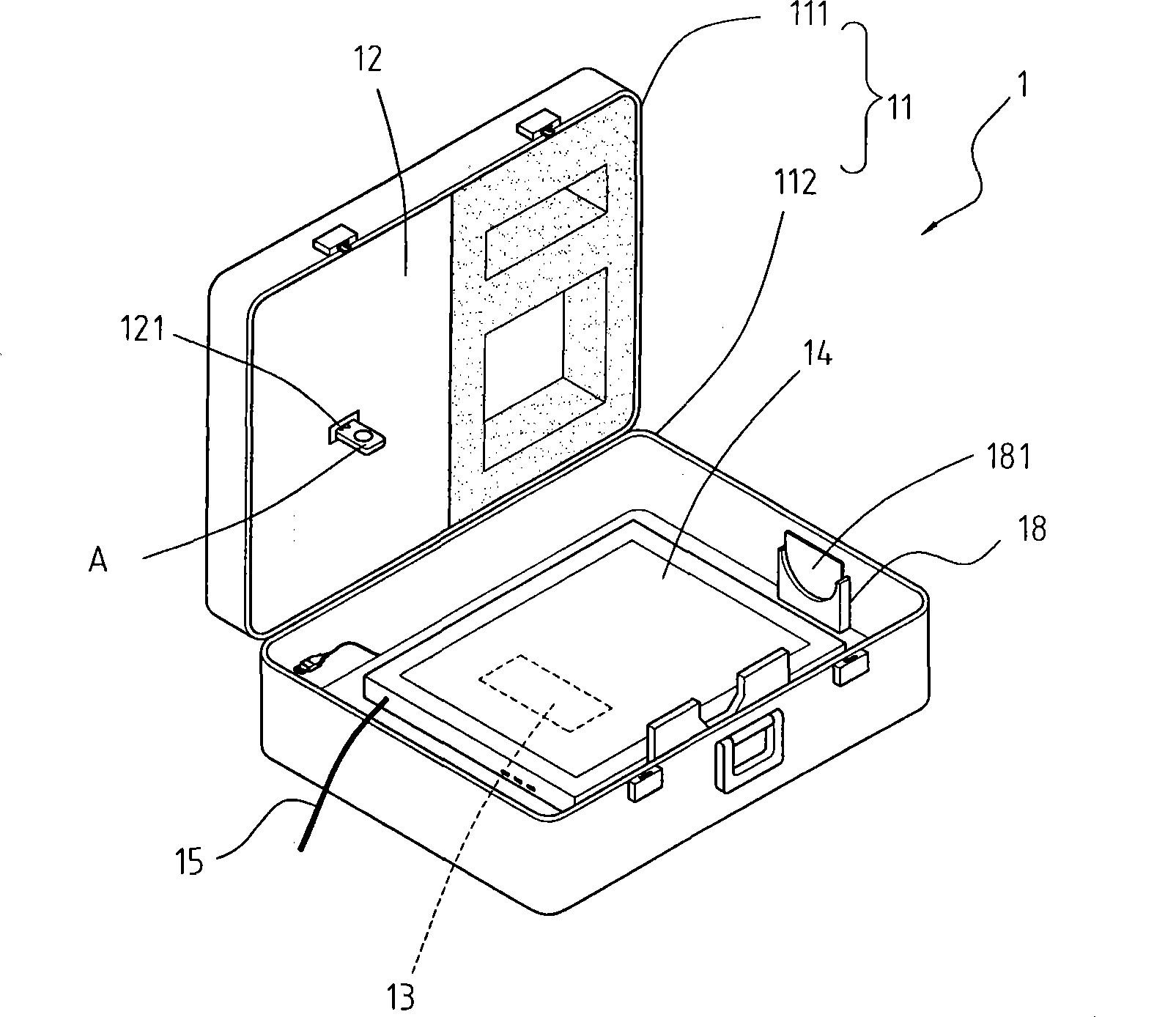 Portable biomedical detection device