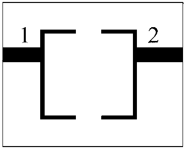 Slot-line dual-band bandpass filter