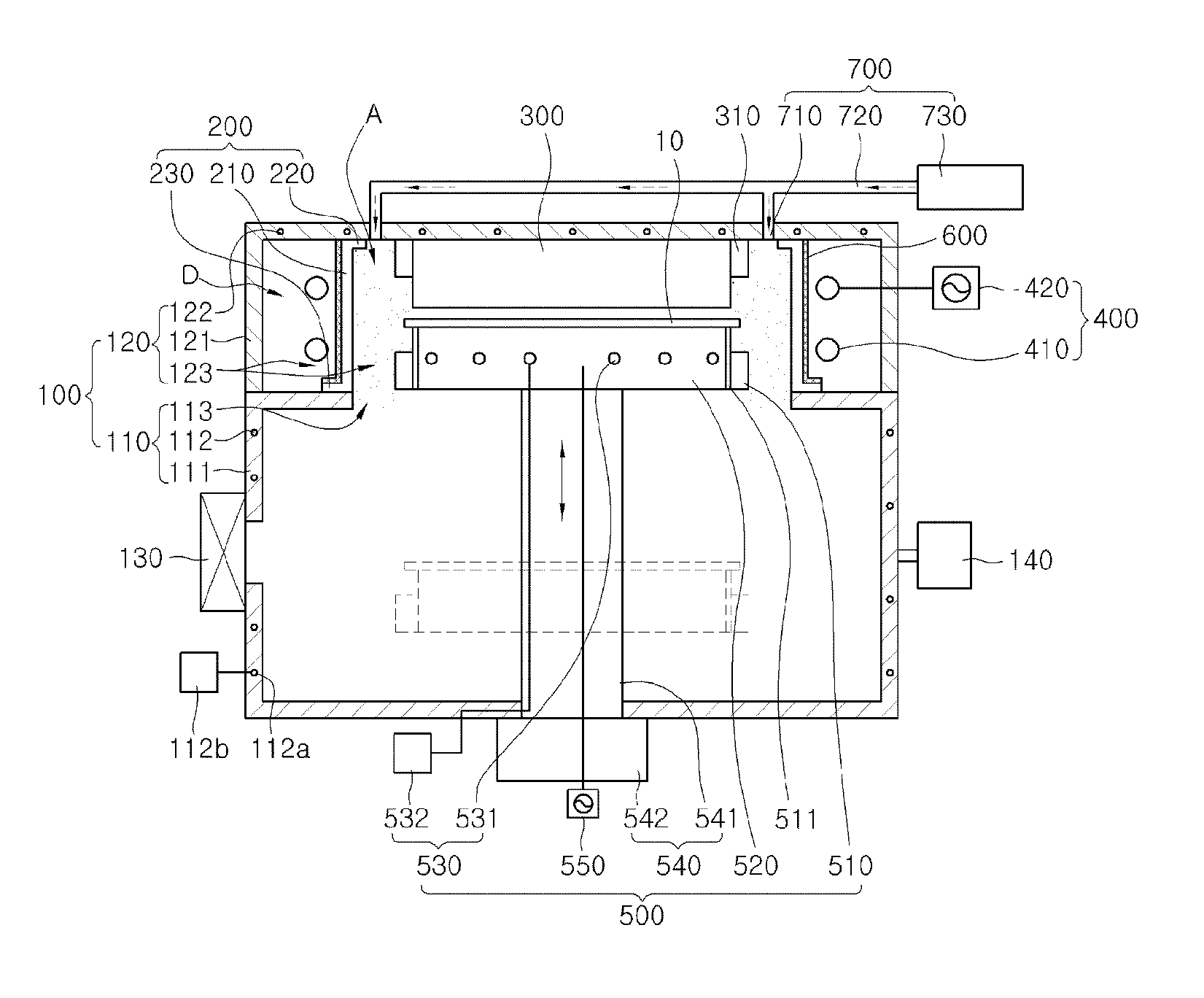 Apparatus for supporting substrate and plasma etching apparatus having the same