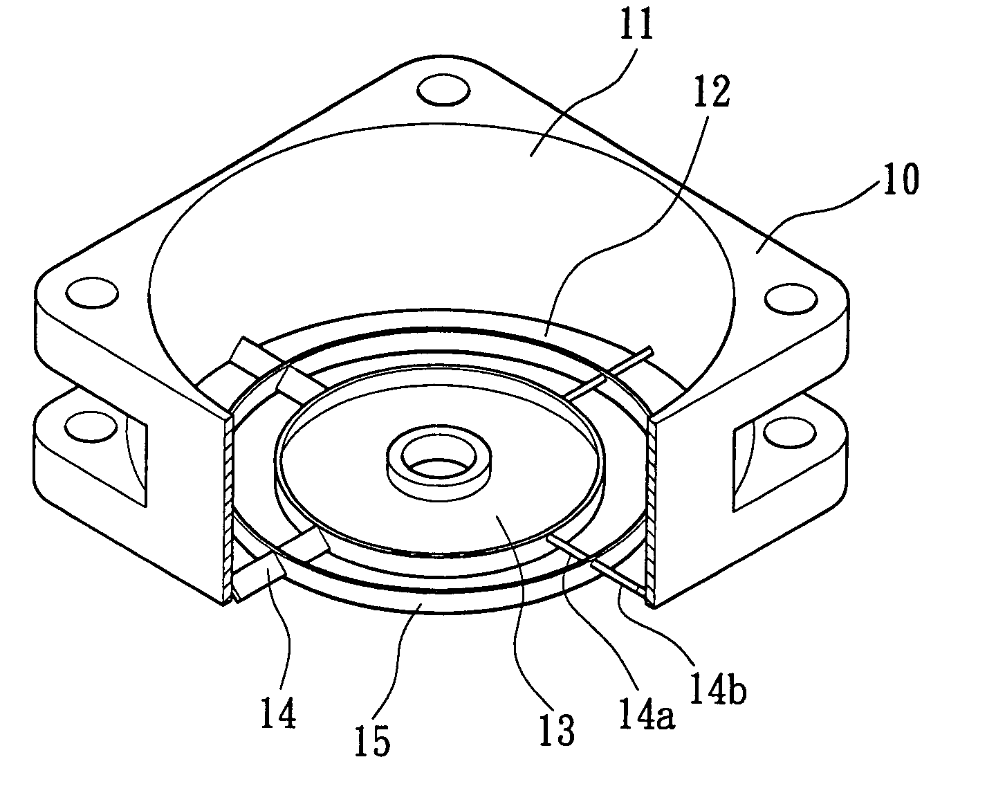 Airflow guiding structure for a heat-dissipating fan
