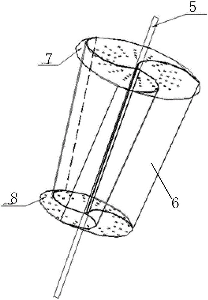 Vertical-axis wind driven generator with transverse ribs arranged on blades