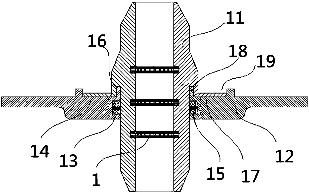 High-performance sealing shaft sleeve for spiral centrifugal pump