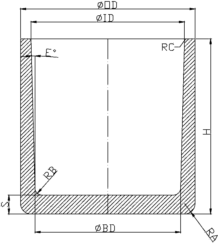 Large-size high-density tungsten crucible and preparation method thereof