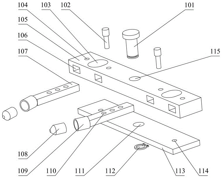 Self-adjusting robot clamping jaw for grabbing hubs