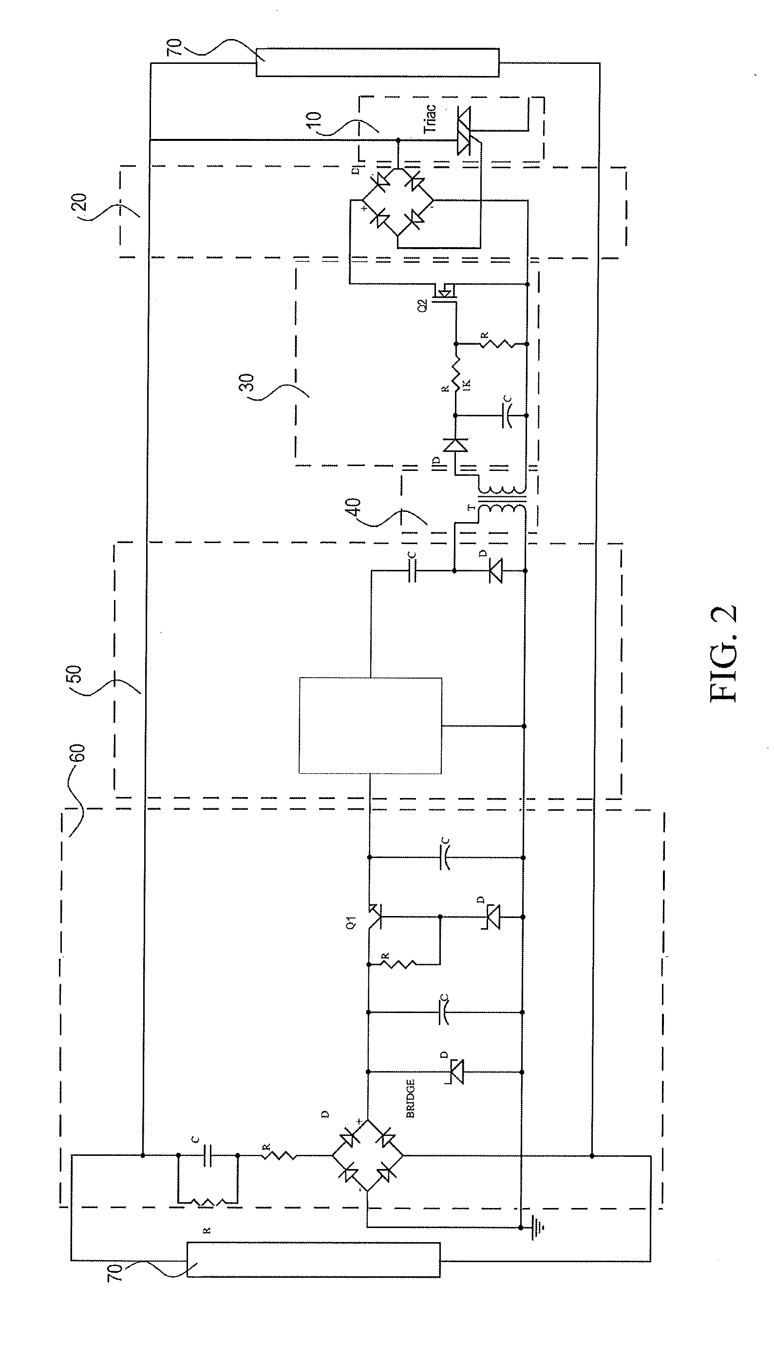 Switch circuit with independent DC power supply