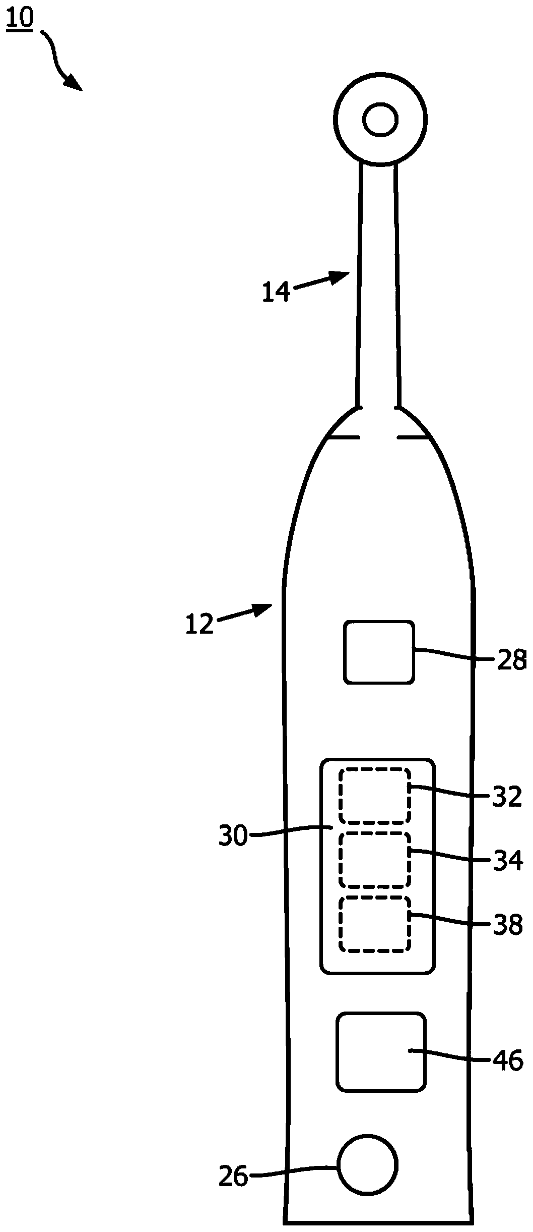 Method and system for improved measurement of localized oral inflammation by using centroid sampling