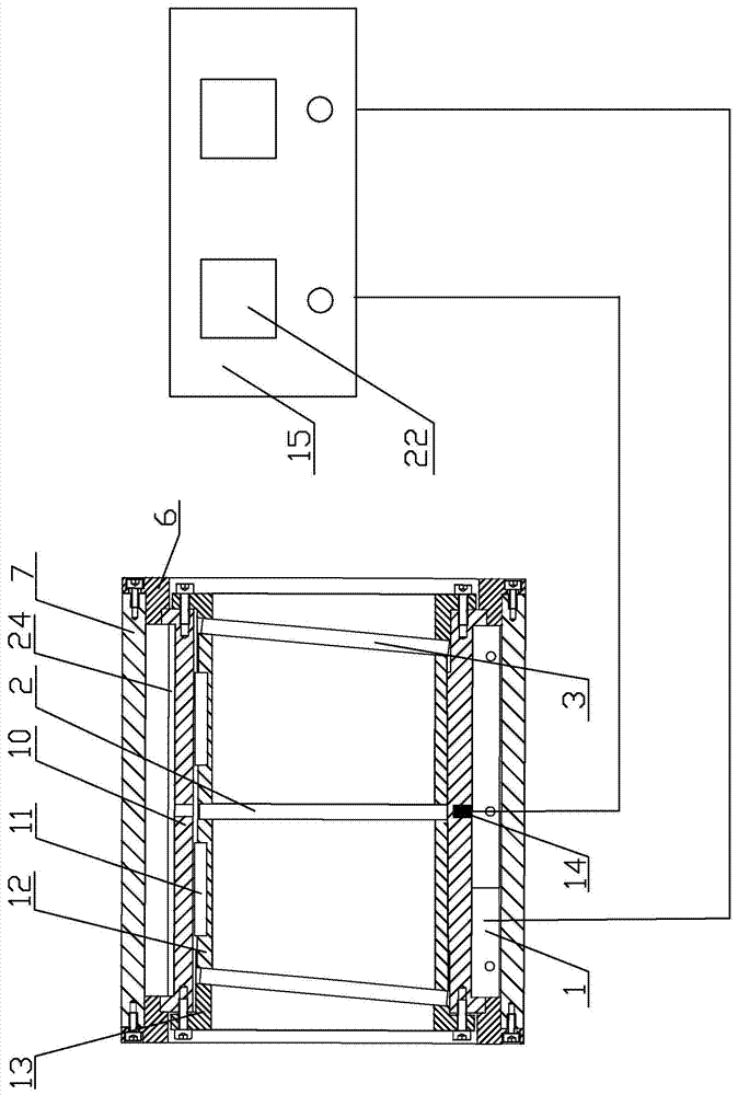 High-precision temperature control device for large-diameter crystal