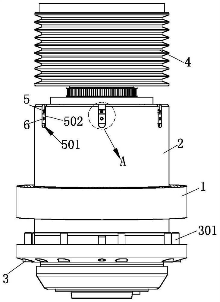 Mounting structure for spindle unit of numerical control machine tool