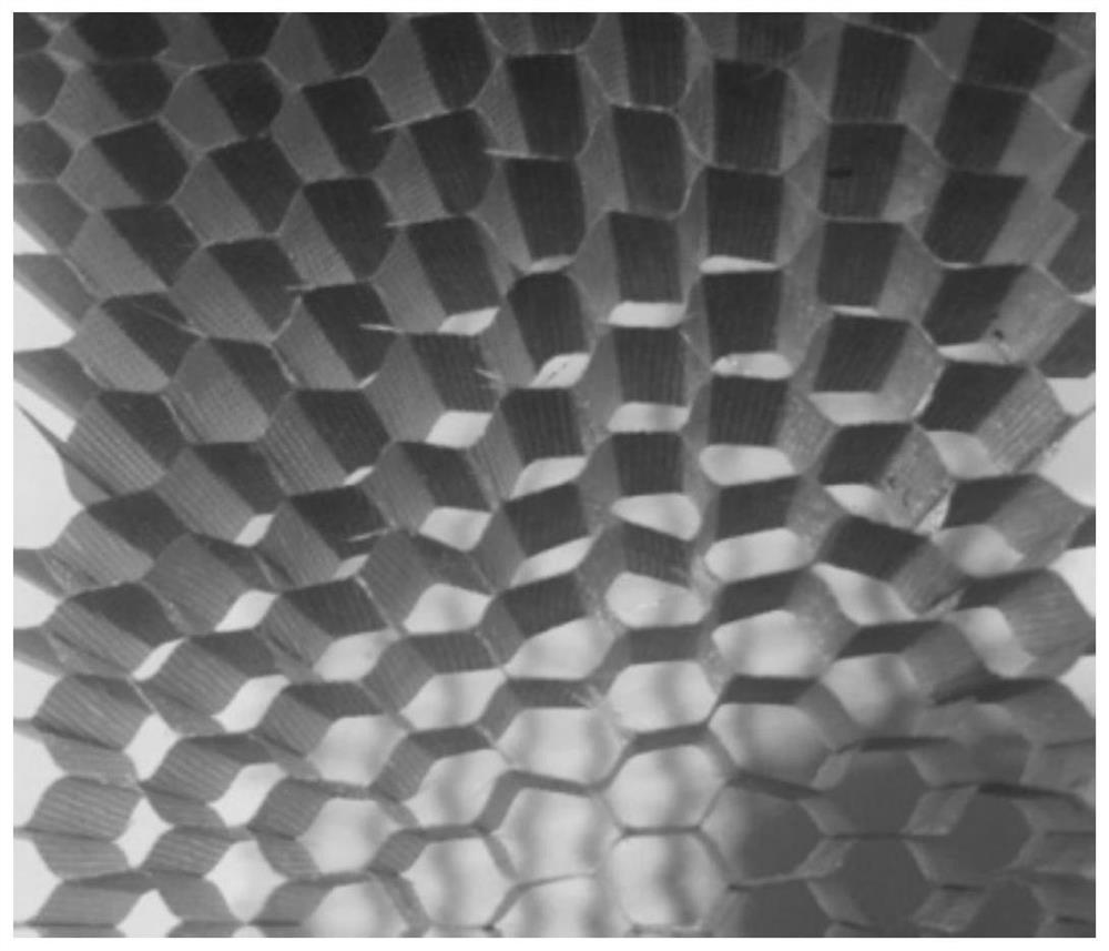 High-temperature-resistant thin-wall glass cloth honeycomb core strip adhesive as well as preparation method and application thereof