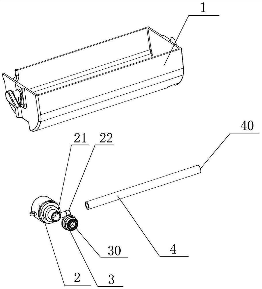 Ice-making water box for clear ice maker