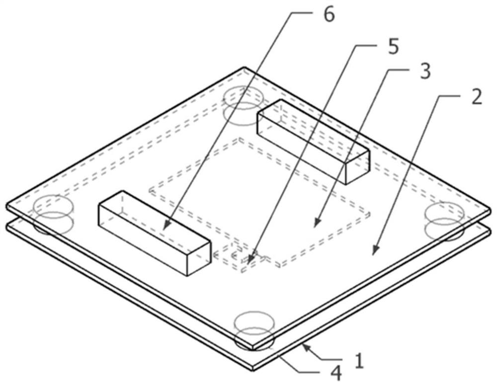 Acceleration sensor and sensing system based on variable-thickness air gap patch antenna