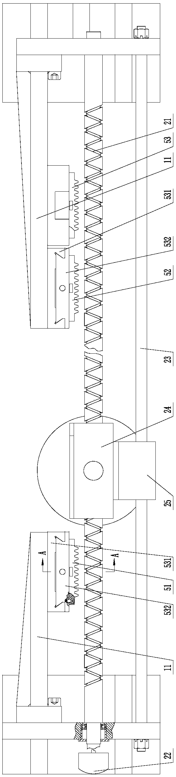 Cable reciprocating twisting test device